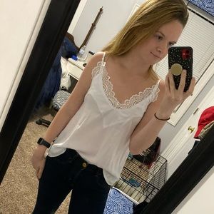 White tank top